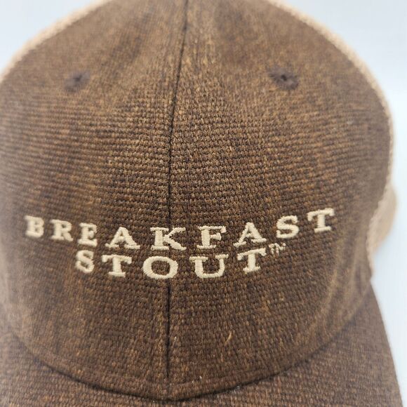 Founders Breakfast Stout Beer Brown Mesh Trucker Hat Cap Adjustable One Size - Picture 5 of 12